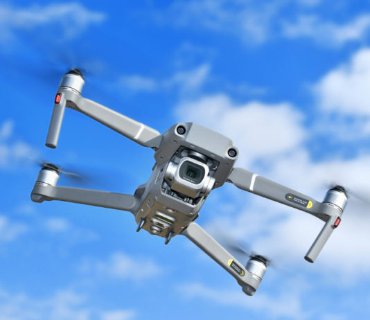 Danni da fauna selvatica: arrivano i droni drone in volo per monitoraggio danni da fauna selvatica