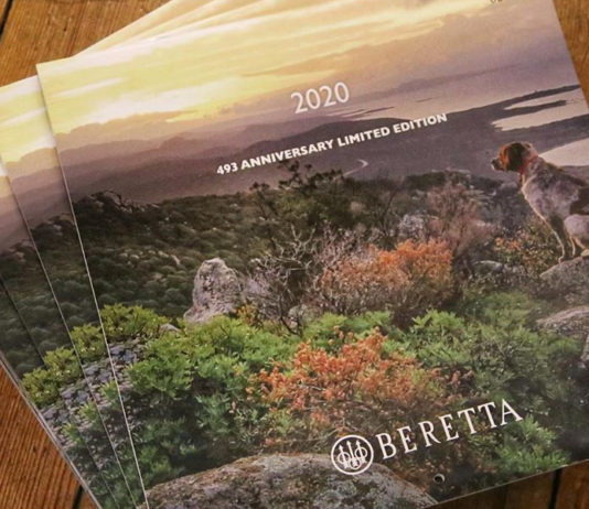 Il calendario Beretta in 493 copie numerate calendario Beretta 2020