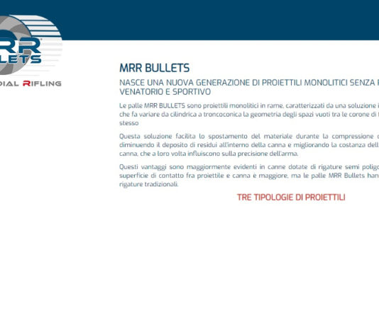 MRR Bullets, le nuove munizioni senza piombo di Sabatti a Hit Show 2020 MRR Bullets, le nuove munizioni senza piombo di Sabatti a Hit Show 2020