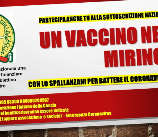 Vaccino per il Covid-19: l’iniziativa di Federcaccia Vaccino per il Covid-19 l’iniziativa di Federcaccia