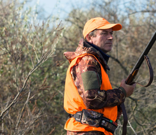 Approvato il calendario venatorio della Sardegna calendario venatorio della Sardegna: cacciatore in abbigliamento alta visibilità