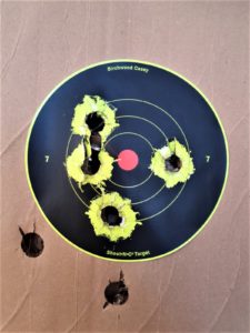 rosata ottenuta sparando le munizioni pegoraro cinghiale in un fucile semiautomatico beretta a300 calibro 12