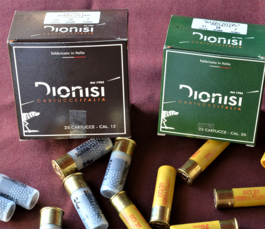 Dionisi borra feltro calibri 12 e 20: il test Dionisi borra feltro calibri 12 e 20 il test