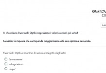 Online il sondaggio di Swarovski Online il sondaggio di Swarovski