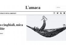 La caccia al cinghiale nell’Amaca di Michele Serra La caccia al cinghiale nell’Amaca di Michele Serra
