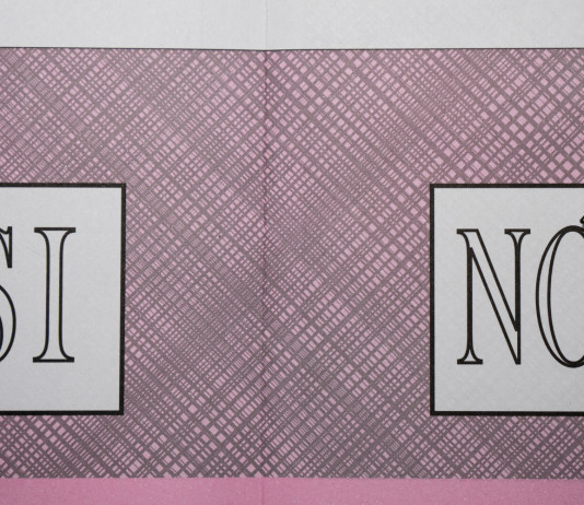 Referendum sulla caccia: la situazione Referendum sulla caccia: scheda elettorale con sì e no