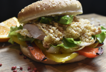 Ricette di selvaggina: crispy sandwich fagiano style sandwich fagiano