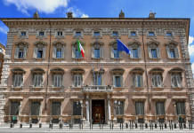 Disturbo venatorio, interrogazione al governo Disturbo venatorio, interrogazione al governo: facciata di palazzo madama, sede del senato