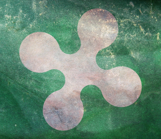 Caccia in Lombardia, l’incontro con Fontana Caccia in Lombardia; bandiera vintage della lombardia