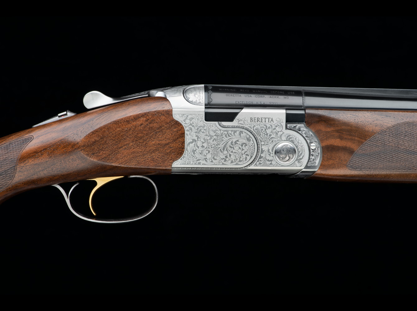 action du nouveau fusil de chasse beretta, 687 silver pigeon v