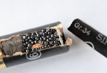 Cartuccia dispersante calibro 12 con bossolo in cartone: un assetto per la beccaccia Cartuccia dispersante calibro 12