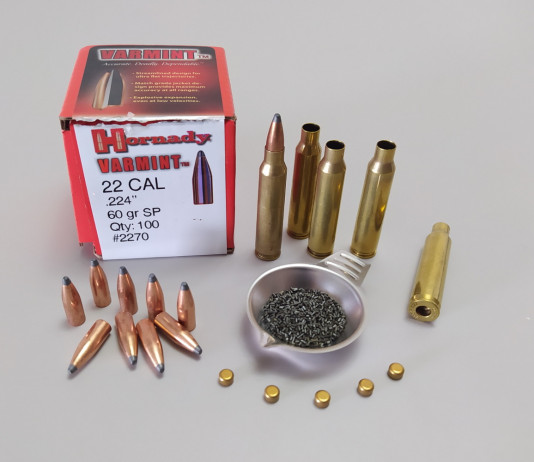 Ricarica del calibro .223 Remington con palla Hornady Varmint: il test Ricarica del calibro .223 Remington con palla Hornady Varmint da 60 grani il test