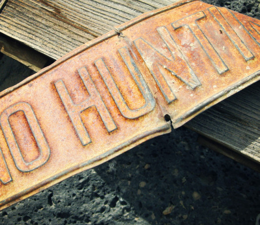 Referendum sulla caccia, quesito in Cassazione Referendum sulla caccia: cartello "no hunting" per divieto di caccia