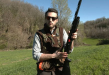 Caccia al fagiano col fucile semiautomatico Benelli M2 calibro 12 Caccia al fagiano col fucile semiautomatico Benelli M2 Black calibro 12