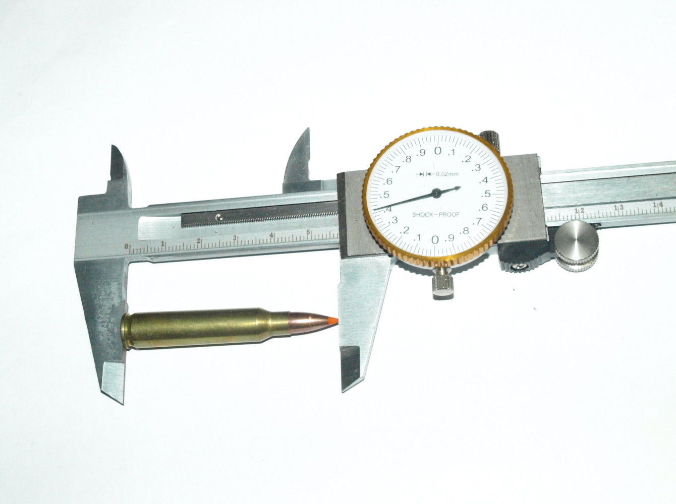 overall length della ricarica calibro 223 remington