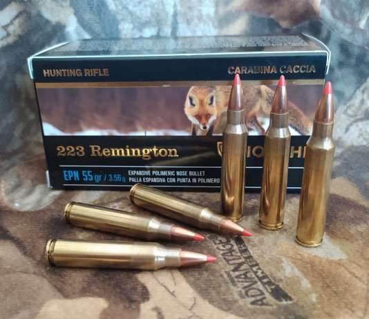 Fiocchi Epn 55 grani calibro .223 Remington: il test Fiocchi Epn calibro .223 Remington 55 grani il test