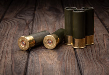 Munizioni in piombo nelle zone umide, incontro governo-cacciatori Munizioni in piombo nelle zone umide, incontro governo-cacciatori: munizioni da caccia su tavolo di legno