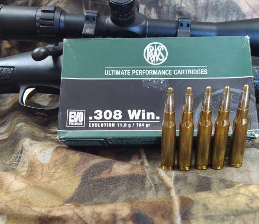 Rws Evolution calibro .308 Winchester 184 grani: il test Rws Evolution calibro .308 Winchester 184 grani il test