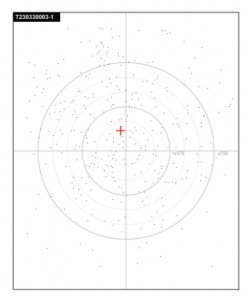 25 metri test Chapuis Super Orion C60 Woodcock type Super Orion C60