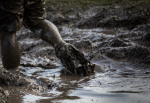 Alluvione in Toscana, Enpa chiede stop a caccia Alluvione in Toscana, Enpa chiede stop a caccia: stivali nel fango