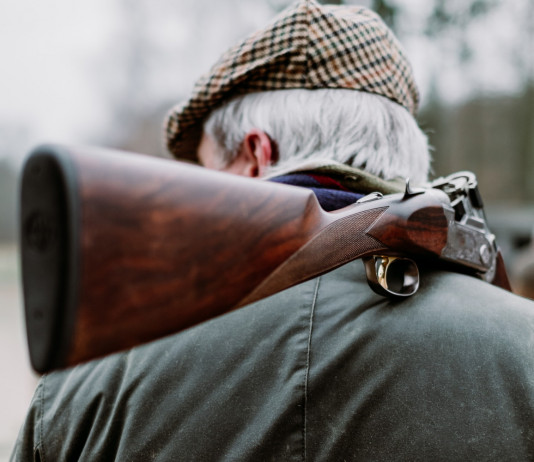 Modifiche della legge sulla caccia, scontro Bruzzone-animalisti Modifiche della legge sulla caccia, scontro Bruzzone-animalisti: vecchio cacciatore con fucile sulla spalla