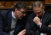 Peste suina africana, governo chiede solidarietà all’Europa Peste suina africana, governo chiede solidarietà all’Europa: Francesco Lollobrigida, ministro dell'Agricoltura del governo Meloni, alla Camera con Giancarlo Giorgetti, ministro dell'Economia