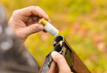 Procedura d’infrazione sulle cartucce in piombo, governo chiede un mese in più Procedura d’infrazione sulle cartucce in piombo, governo chiede un mese in più: cacciatore inserisce cartuccia in fucile sovrapposto