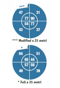 grafico del test del beretta 486 parallelo