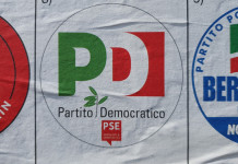 Il Partito democratico difende l’attuale legge quadro sulla caccia Il Partito democratico difende l’attuale legge quadro sulla caccia: simbolo del Partito democratico sul manifesto elettorale