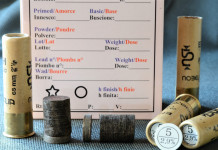 Ricarica di munizioni calibro 20 con bossolo in cartone e 24 grammi di piombo 5: test Ricarica munizioni calibro 20 con bossolo in cartone e 24 grammi di piombo 5 test