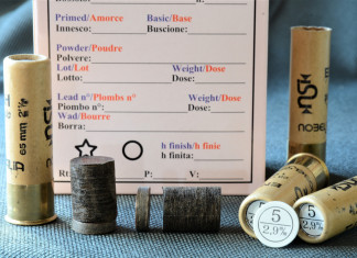 Ricarica di munizioni calibro 20 con bossolo in cartone e 24 grammi di piombo 5: test Ricarica munizioni calibro 20 con bossolo in cartone e 24 grammi di piombo 5 test