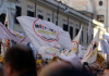 Ddl caccia in commissione Agricoltura, Sergio Costa (5 Stelle): «mattanza istituzionale» Ddl caccia in commissione Agricoltura, Sergio Costa (5 Stelle) «mattanza istituzionale» - bandiere Movimento 5 Stelle
